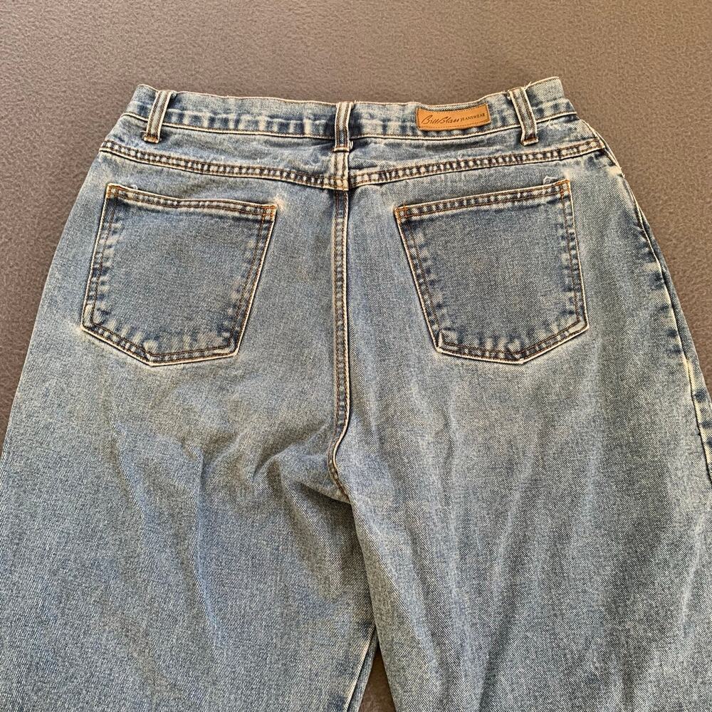 Vintage Bill Blass Jeans Easy Fit Mom Taper Fit Size 14 Blue Denim Retro 90s - Picture 4 of 13